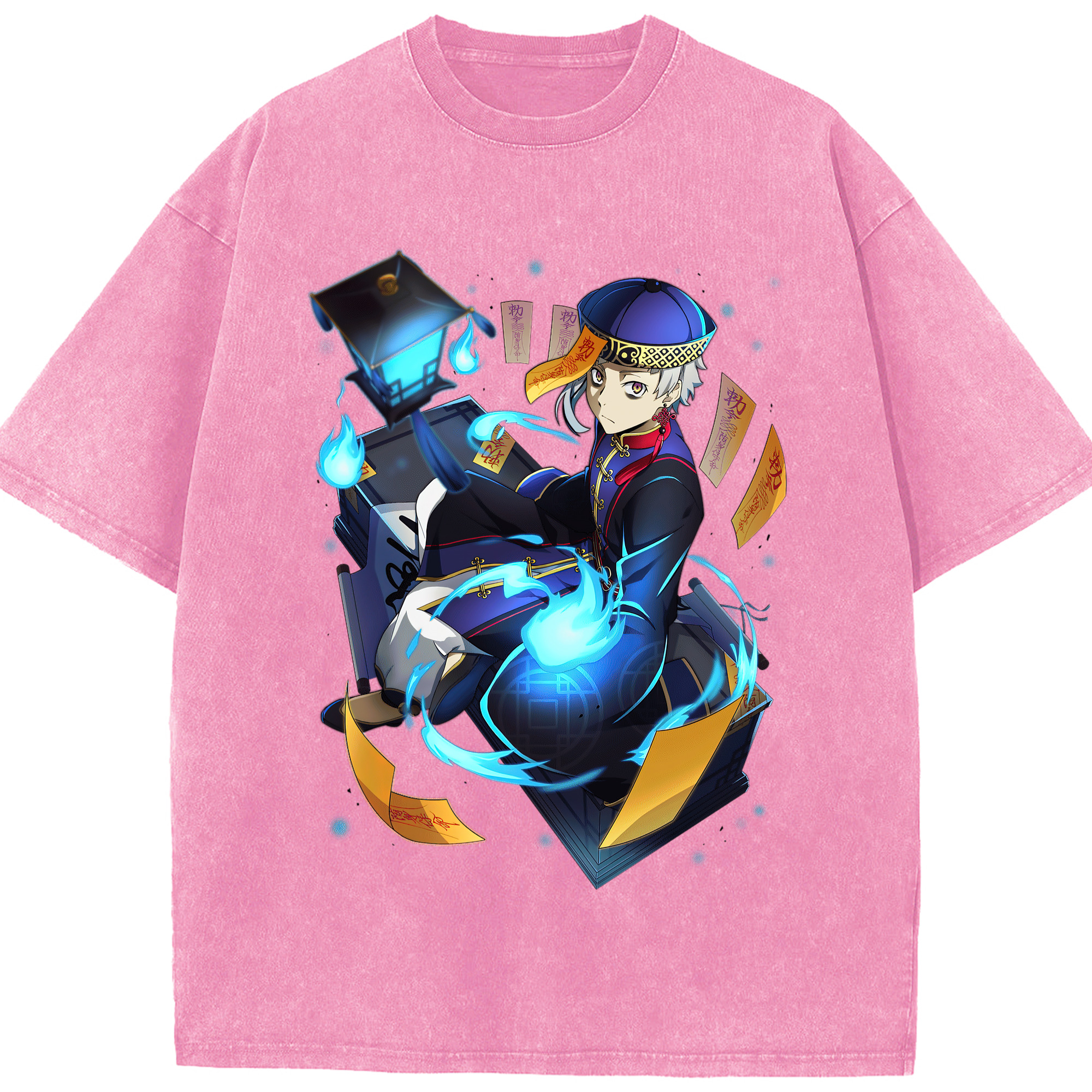 （画像用） 文豪ストレイドッグス Bungo Stray Dogs 綿100% ヴィンテージ風 半袖Tシャツ（フロントプリント）